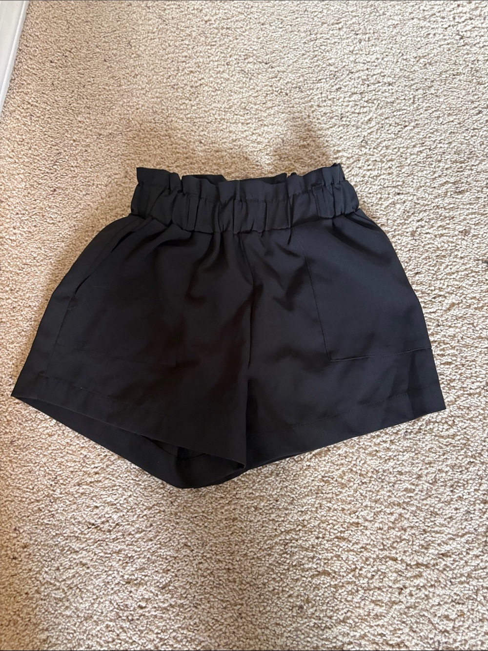 Dizzy Black Elastic Waist Pull-On Skirt